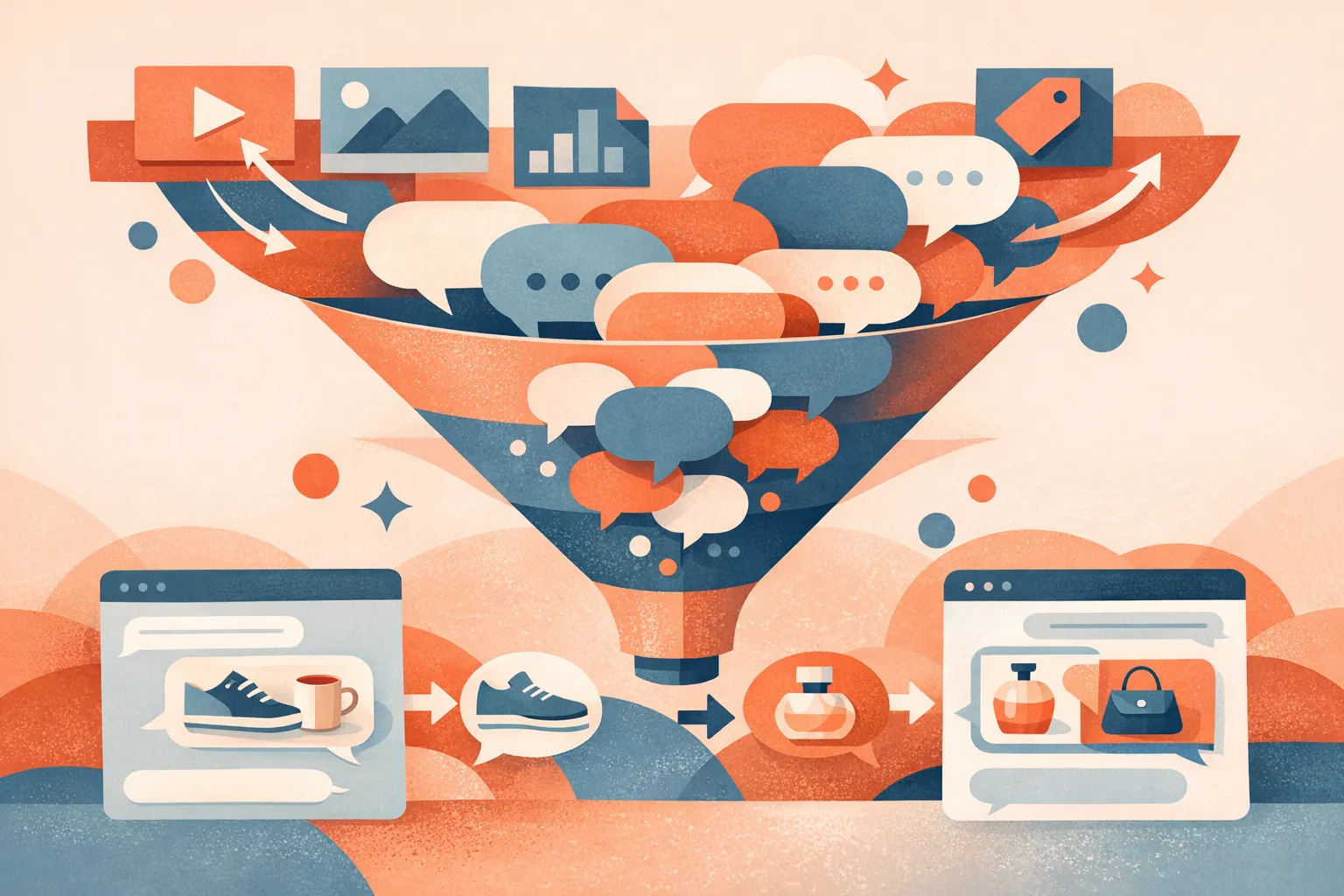Conversation-native ad creative flowing through AI dialogue interfaces