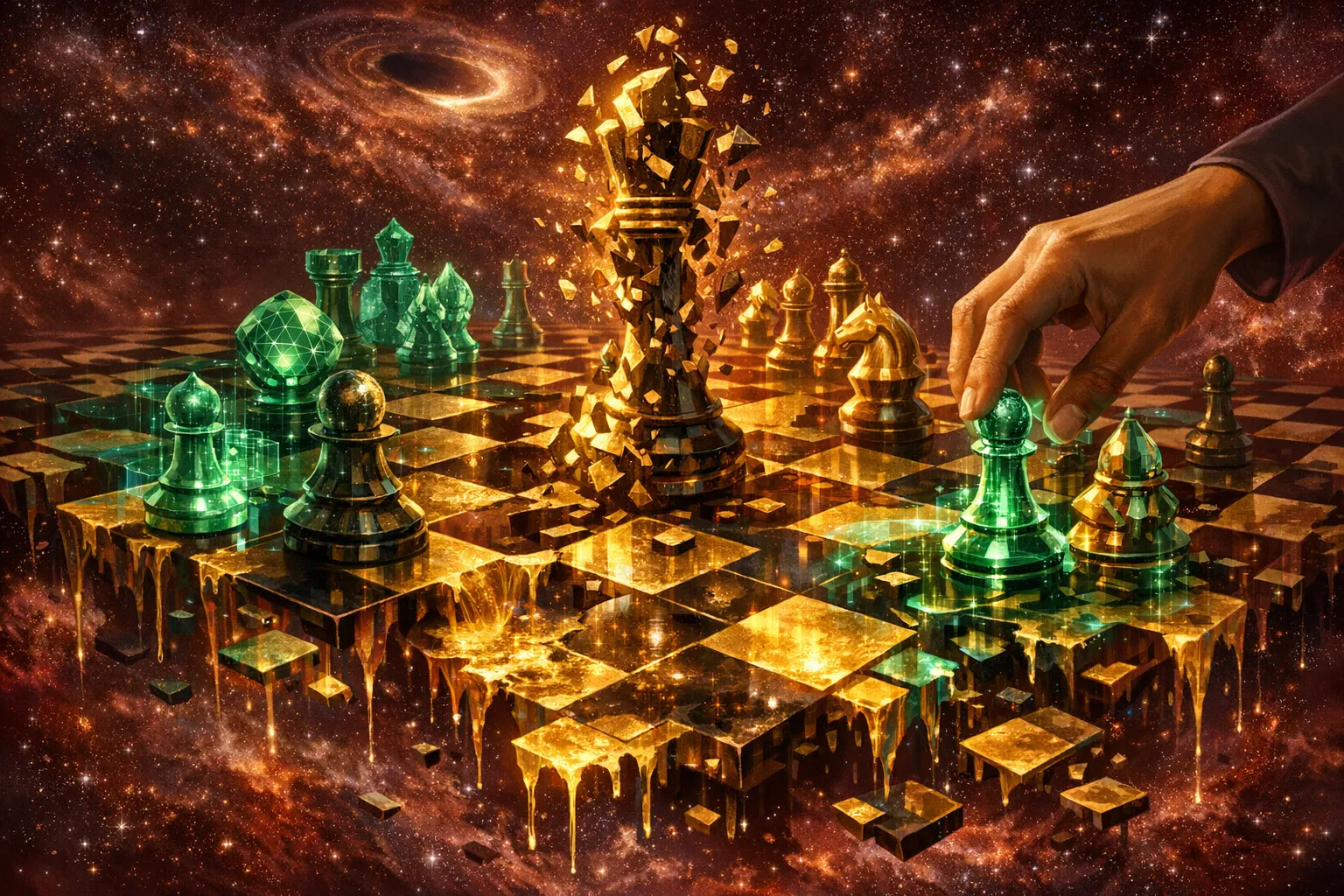 AI platforms reshuffling on a cosmic board
