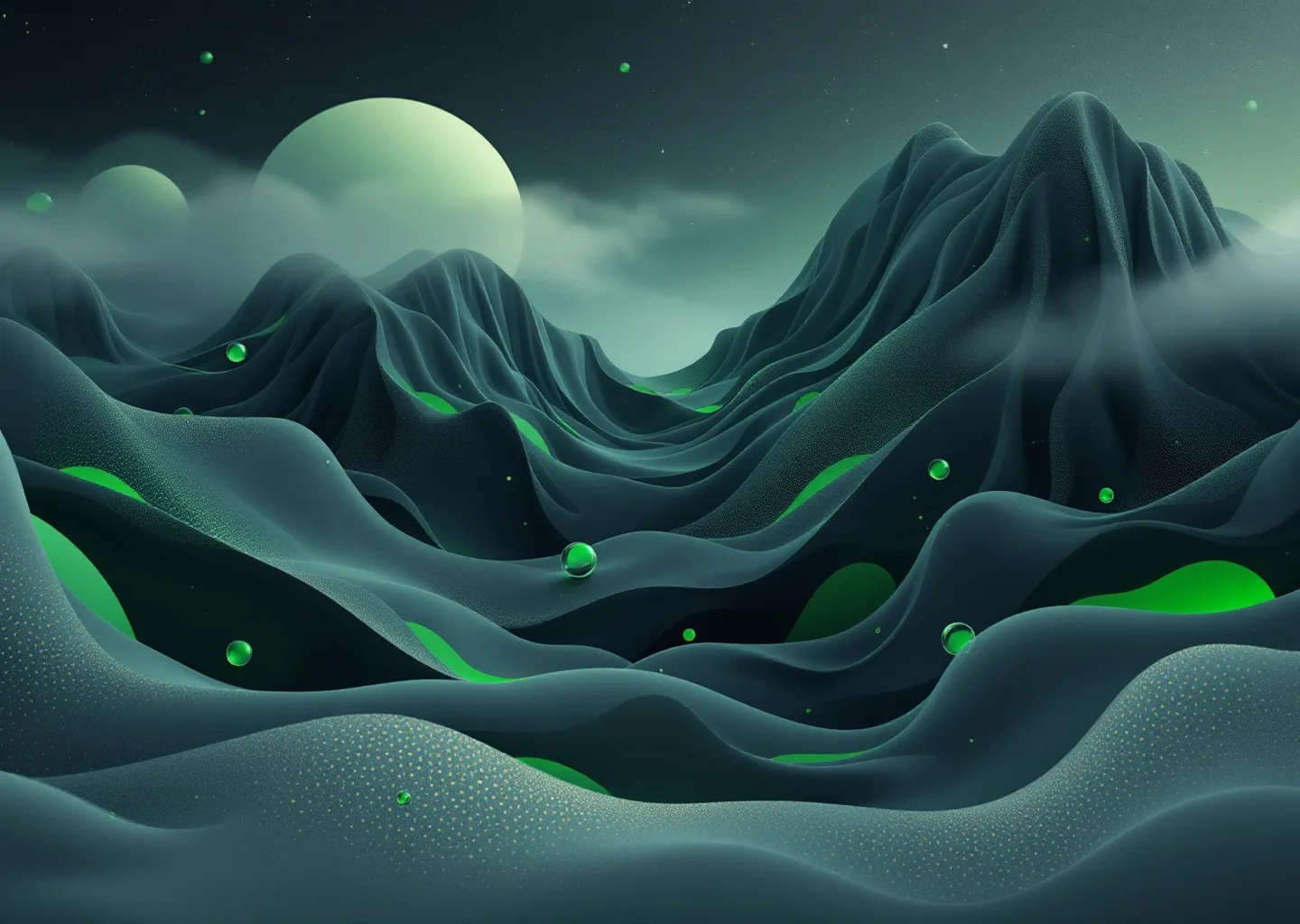 Abstract AI shopping infrastructure visual